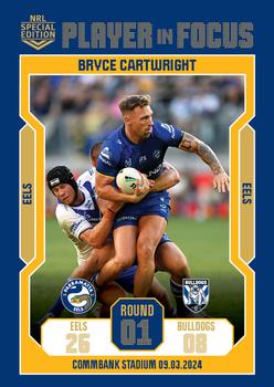 2024 NRL Player In Focus Special Edition #IF01 Bryce Cartwright Front